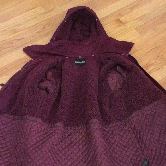 Express Burgundy Jacket (+ FREE hat) - Picture 14 of 16